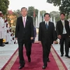 越南国家主席阮明哲接见联合国秘书长潘基文